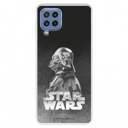 Funda para Samsung Galaxy M32 Oficial de Star Wars Darth Vader Fondo negro - Star Wars