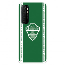 Fundaara Xiaomi Mi Note 10 Lite del Elche CF Escudo Fondo Verde Escudo Fondo Verde - Licencia Oficial Elche CF