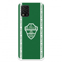 Fundaara Xiaomi Mi 10 Lite del Elche CF Escudo Fondo Verde Escudo Fondo Verde - Licencia Oficial Elche CF
