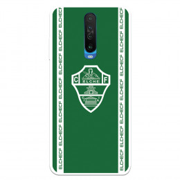 Fundaara Xiaomi Redmi K30 del Elche CF Escudo Fondo Verde Escudo Fondo Verde - Licencia Oficial Elche CF