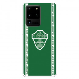 Fundaara Samsung Galaxy S20 Ultra del Elche CF Escudo Fondo Verde Escudo Fondo Verde - Licencia Oficial Elche CF