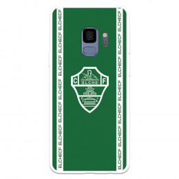 Fundaara Samsung Galaxy S9 del Elche CF Escudo Fondo Verde Escudo Fondo Verde - Licencia Oficial Elche CF