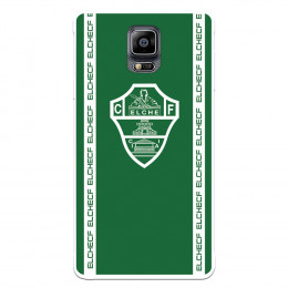 Fundaara Samsung Galaxy Note4 del Elche CF Escudo Fondo Verde Escudo Fondo Verde - Licencia Oficial Elche CF