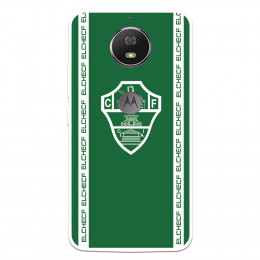 Fundaara Motorola Moto G5s del Elche CF Escudo Fondo Verde Escudo Fondo Verde - Licencia Oficial Elche CF