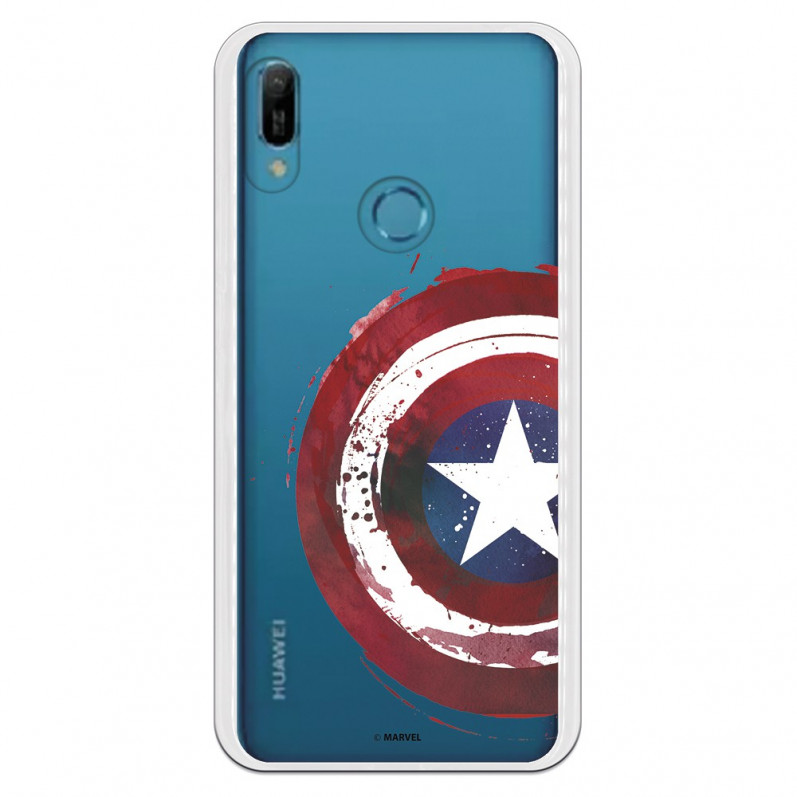Carcasa Oficial Escudo Capitan America para Huawei Y6 2019- La Casa de las Carcasas