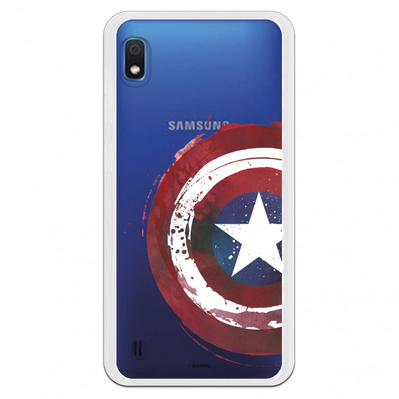 Carcasa Oficial Escudo Capitan America para Samsung Galaxy A10- La Casa de las Carcasas