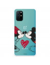 Funda para OnePlus 8T Oficial de Disney Mickey y Minnie Beso - Clásicos Disney