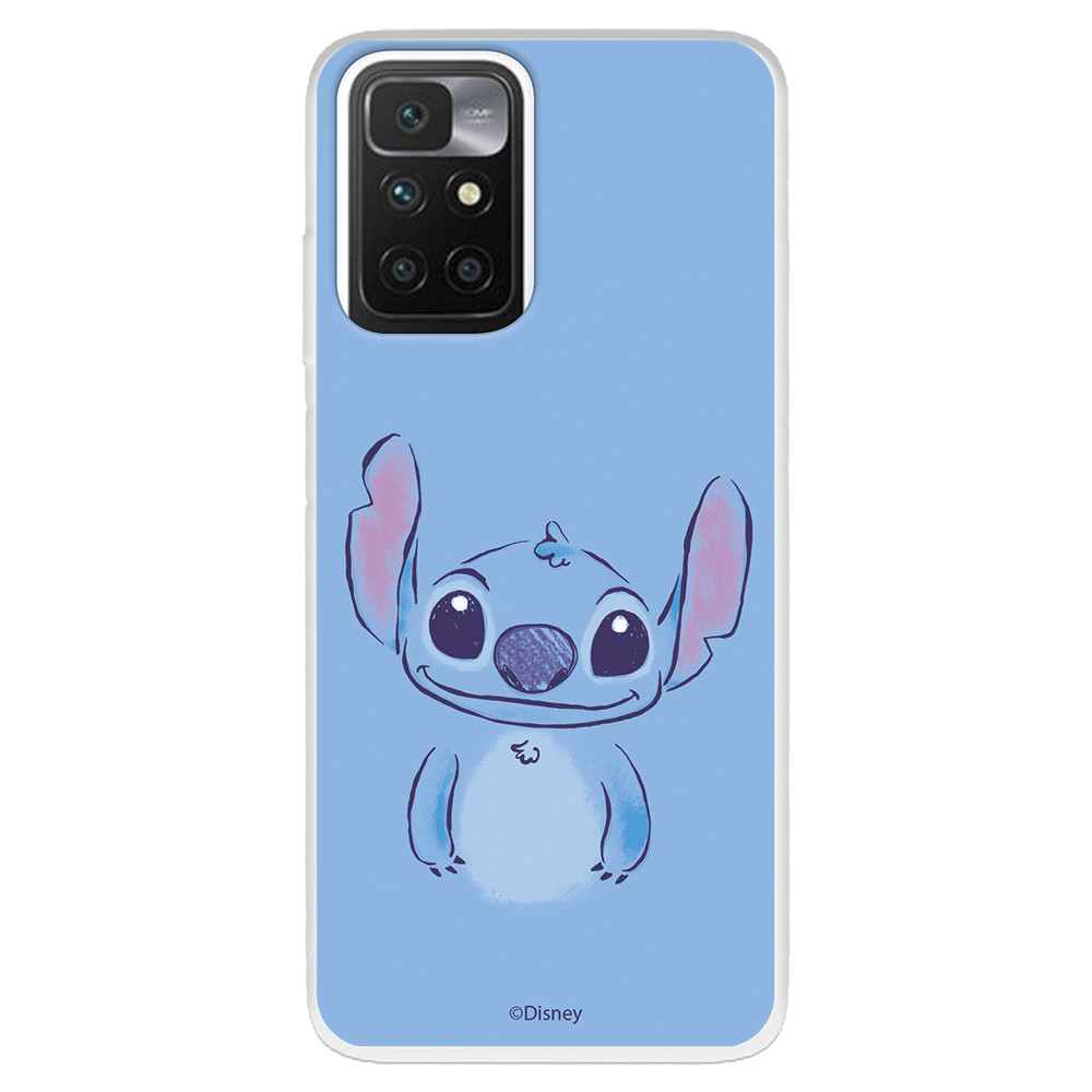 Funda para Xiaomi Redmi 10 Oficial de Disney Stitch Azul - Lilo & Stitch