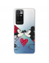 Funda para Xiaomi Redmi 10 Oficial de Disney Mickey y Minnie Beso - Clásicos Disney