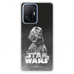 Funda para Xiaomi 11T Oficial de Star Wars Darth Vader Fondo negro - Star Wars