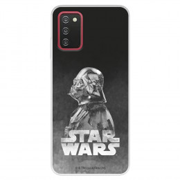 Funda para Samsung Galaxy A03s Oficial de Star Wars Darth Vader Fondo negro - Star Wars