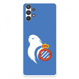 Fundaara Samsung Galaxy A32 5G del RCD Espanyol Escudo Perico Escudo Perico - Licencia Oficial RCD Espanyol