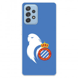 Fundaara Samsung Galaxy A52 5G del RCD Espanyol Escudo Perico Escudo Perico - Licencia Oficial RCD Espanyol
