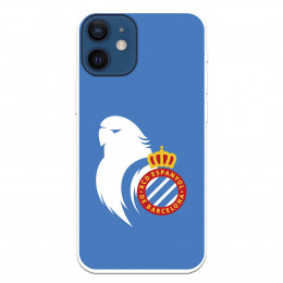 Fundaara iPhone 12 Mini del RCD Espanyol Escudo Perico Escudo Perico - Licencia Oficial RCD Espanyol
