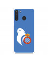 Fundaara Samsung Galaxy A21 del RCD Espanyol Escudo Perico Escudo Perico - Licencia Oficial RCD Espanyol