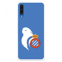 Fundaara Samsung Galaxy A50 del RCD Espanyol Escudo Perico Escudo Perico - Licencia Oficial RCD Espanyol