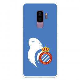 Fundaara Samsung Galaxy S9 Plus del RCD Espanyol Escudo Perico Escudo Perico - Licencia Oficial RCD Espanyol