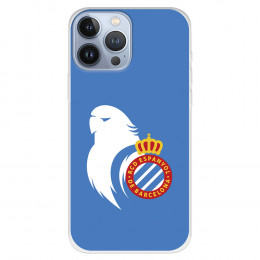 Fundaara iPhone 13 Pro Max del RCD Espanyol Escudo Perico Escudo Perico - Licencia Oficial RCD Espanyol