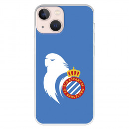 Fundaara iPhone 13 Mini del RCD Espanyol Escudo Perico Escudo Perico - Licencia Oficial RCD Espanyol