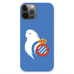 Fundaara iPhone 12 Pro Max del RCD Espanyol Escudo Perico Escudo Perico - Licencia Oficial RCD Espanyol
