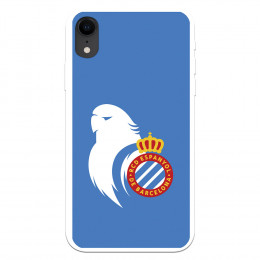 Fundaara iPhone XR del RCD Espanyol Escudo Perico Escudo Perico - Licencia Oficial RCD Espanyol
