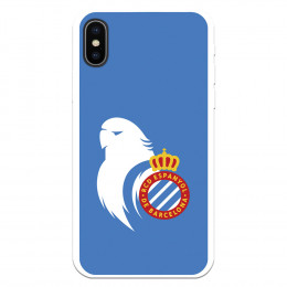 Fundaara iPhone X del RCD Espanyol Escudo Perico Escudo Perico - Licencia Oficial RCD Espanyol