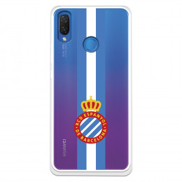 Fundaara Huawei P Smart Plus del RCD Espanyol Escudo Albiceleste Escudo Albiceleste - Licencia Oficial RCD Espanyol