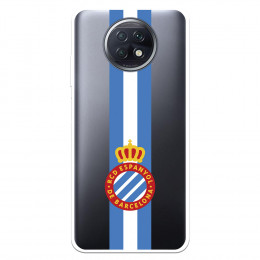 Fundaara Xiaomi Redmi Note 9T del RCD Espanyol Escudo Albiceleste Escudo Albiceleste - Licencia Oficial RCD Espanyol