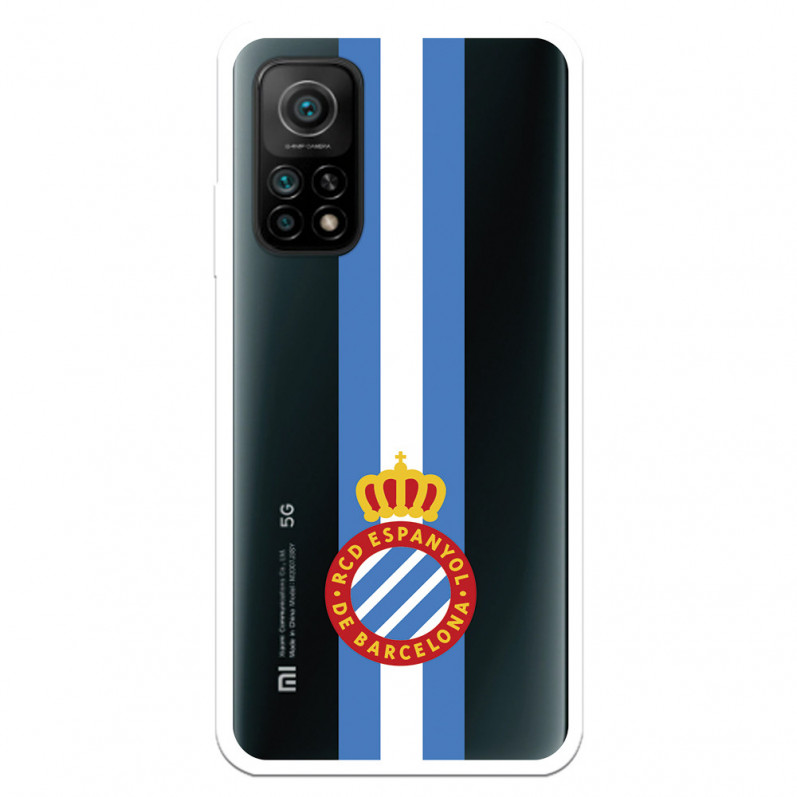 Fundaara Xiaomi Mi 10T del RCD Espanyol Escudo Albiceleste Escudo Albiceleste - Licencia Oficial RCD Espanyol
