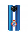 Fundaara Xiaomi Poco X3 del RCD Espanyol Escudo Albiceleste Escudo Albiceleste - Licencia Oficial RCD Espanyol