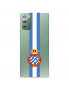 Fundaara Samsung Galaxy Note20 del RCD Espanyol Escudo Albiceleste Escudo Albiceleste - Licencia Oficial RCD Espanyol