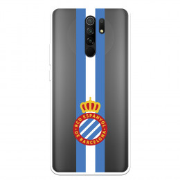 Fundaara Xiaomi Redmi 9 del RCD Espanyol Escudo Albiceleste Escudo Albiceleste - Licencia Oficial RCD Espanyol