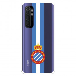 Fundaara Xiaomi Mi Note 10 Lite del RCD Espanyol Escudo Albiceleste Escudo Albiceleste - Licencia Oficial RCD Espanyol