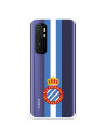 Fundaara Xiaomi Mi Note 10 Lite del RCD Espanyol Escudo Albiceleste Escudo Albiceleste - Licencia Oficial RCD Espanyol