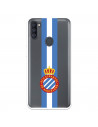Fundaara Samsung Galaxy A11 del RCD Espanyol Escudo Albiceleste Escudo Albiceleste - Licencia Oficial RCD Espanyol