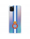 Fundaara Samsung Galaxy A81 del RCD Espanyol Escudo Albiceleste Escudo Albiceleste - Licencia Oficial RCD Espanyol