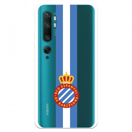Fundaara Xiaomi Mi Note 10 del RCD Espanyol Escudo Albiceleste Escudo Albiceleste - Licencia Oficial RCD Espanyol