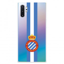 Fundaara Samsung Galaxy Note10 Plus del RCD Espanyol Escudo Albiceleste Escudo Albiceleste - Licencia Oficial RCD Espanyol