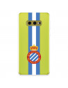 Fundaara Samsung Galaxy S10e del RCD Espanyol Escudo Albiceleste Escudo Albiceleste - Licencia Oficial RCD Espanyol