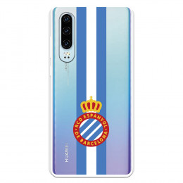 Fundaara Huawei P30 del RCD Espanyol Escudo Albiceleste Escudo Albiceleste - Licencia Oficial RCD Espanyol