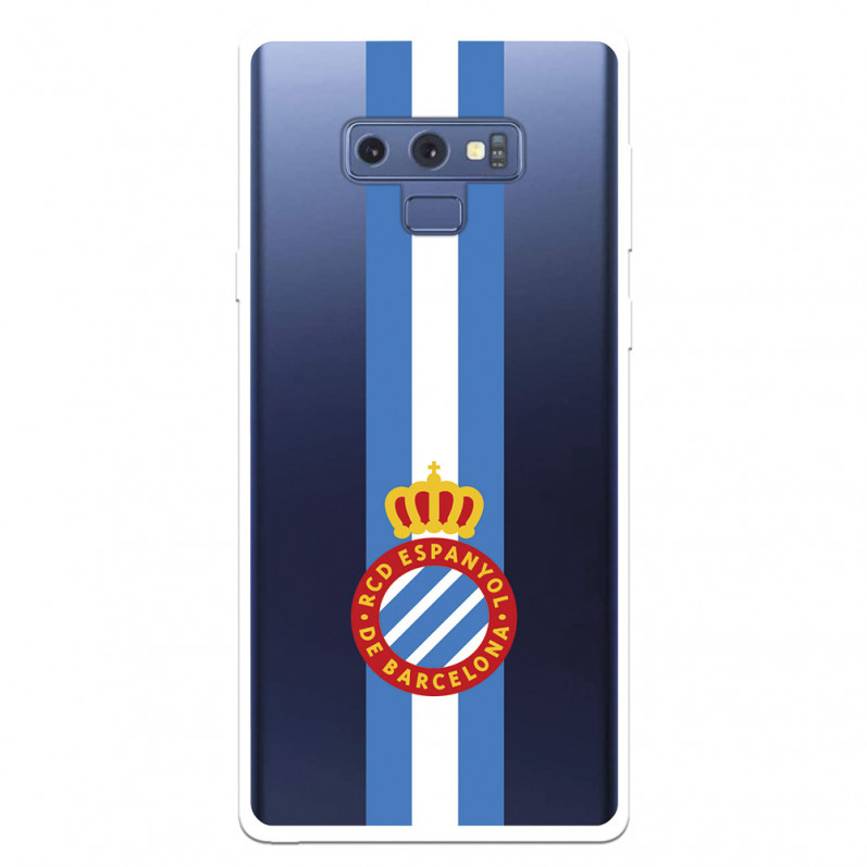 Fundaara Samsung Galaxy Note9 del RCD Espanyol Escudo Albiceleste Escudo Albiceleste - Licencia Oficial RCD Espanyol