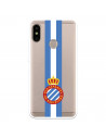 Fundaara Xiaomi Mi A2 Lite del RCD Espanyol Escudo Albiceleste Escudo Albiceleste - Licencia Oficial RCD Espanyol