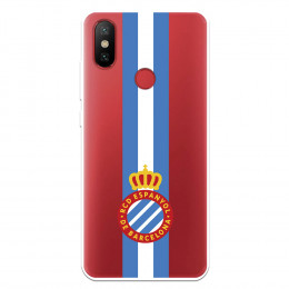 Fundaara Xiaomi Mi A2 del RCD Espanyol Escudo Albiceleste Escudo Albiceleste - Licencia Oficial RCD Espanyol
