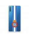 Fundaara Samsung Galaxy A7 2018 del RCD Espanyol Escudo Albiceleste Escudo Albiceleste - Licencia Oficial RCD Espanyol