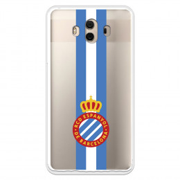 Fundaara Huawei Mate 10 del RCD Espanyol Escudo Albiceleste Escudo Albiceleste - Licencia Oficial RCD Espanyol