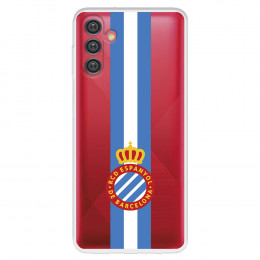 Fundaara Samsung Galaxy A13 5G del RCD Espanyol Escudo Albiceleste Escudo Albiceleste - Licencia Oficial RCD Espanyol
