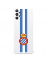 Fundaara Samsung Galaxy A32 5G del RCD Espanyol Escudo Albiceleste Escudo Albiceleste - Licencia Oficial RCD Espanyol
