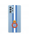 Fundaara Samsung Galaxy A52 5G del RCD Espanyol Escudo Albiceleste Escudo Albiceleste - Licencia Oficial RCD Espanyol