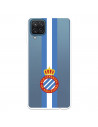 Fundaara Samsung Galaxy A12 del RCD Espanyol Escudo Albiceleste Escudo Albiceleste - Licencia Oficial RCD Espanyol