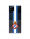 Fundaara Samsung Galaxy A42 5G del RCD Espanyol Escudo Albiceleste Escudo Albiceleste - Licencia Oficial RCD Espanyol